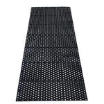 Rubber Floor Mat with Drainage Holes 83x36x0.4in Commercial Anti-Fatigue