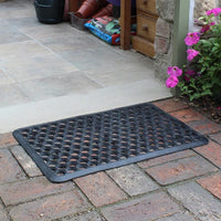 Heavy Duty Entrance Doormat Large Door Mat Honeycomb Outdoor Non Slip 40x60cm