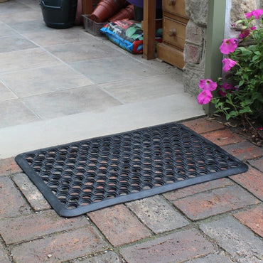 Heavy Duty Entrance Doormat Large Door Mat Honeycomb Outdoor Non Slip 40x60cm