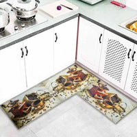 3D Non Slip Machine Washable Mat Kitchen Fruit Carpet Hallway Runner Floor Mat