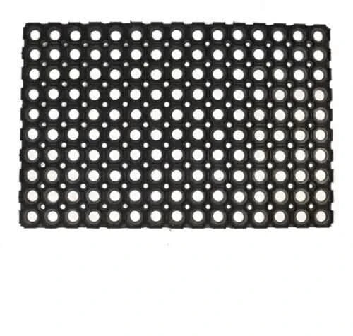 Large Door Mat Heavy Duty Entrance Hollow Rubber Mat Outdoor Non Slip 50x100cm