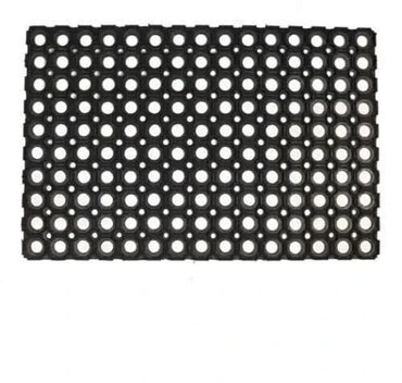 Large Door Mat Heavy Duty Entrance Hollow Rubber Mat Outdoor Non Slip 50x100cm